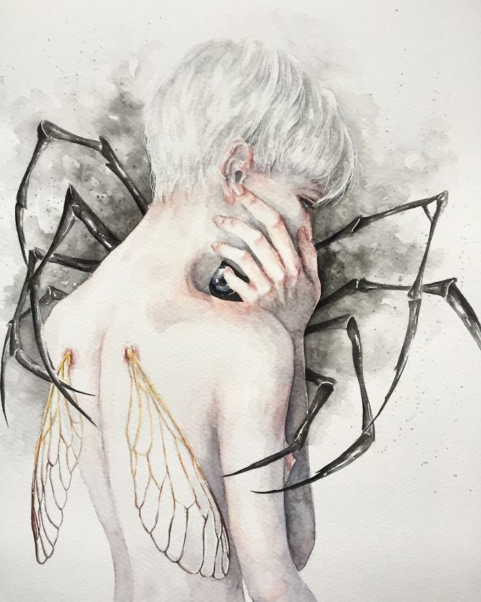 I Paint Ethereal Watercolor Portraits I Paint Ethereal Watercolor Portraits