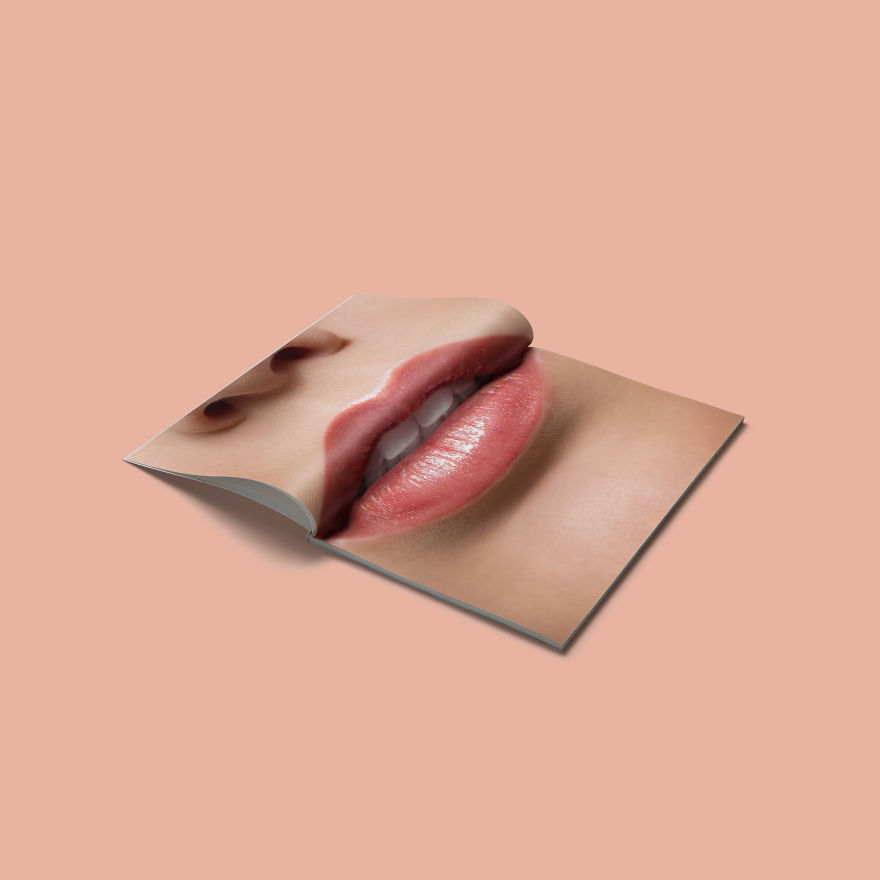 Lips + Book