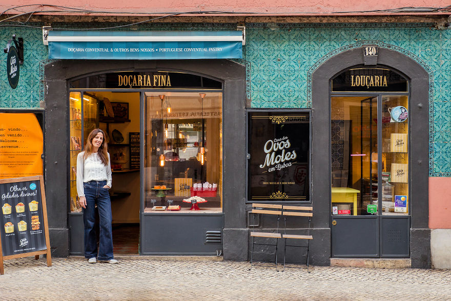 Filipa Cordeiro, Partner Of The Ovos Moles Em Lisboa Project, Poses For The Picture