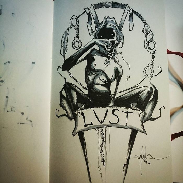 7 Deadly Sins That I Portrayed In All Their Dirty Glory