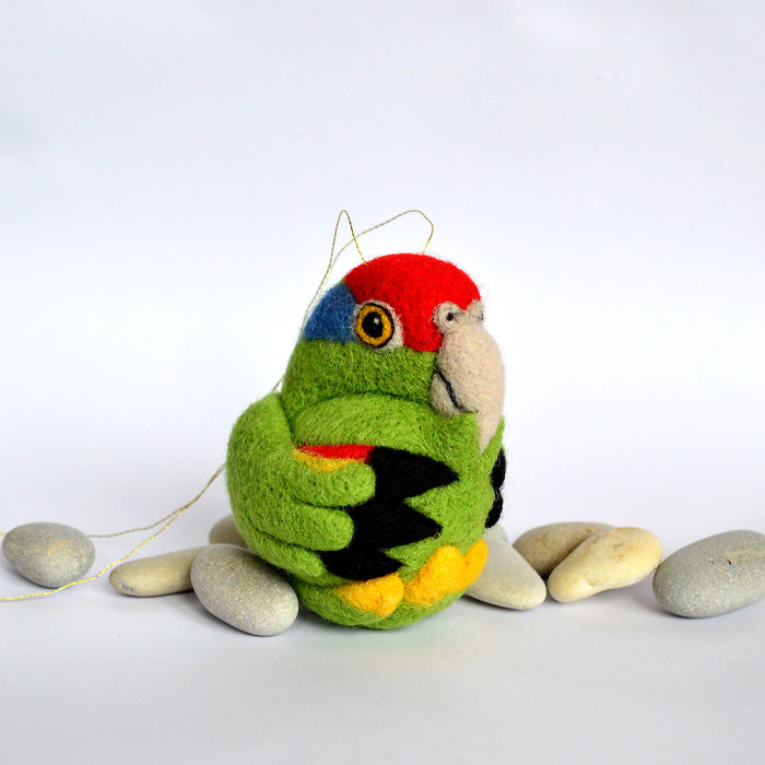 Red Crowned Amazon Parrot