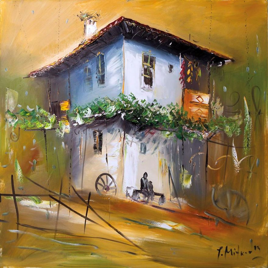 My Friend Loves To Paint Happy, Vibrant Houses