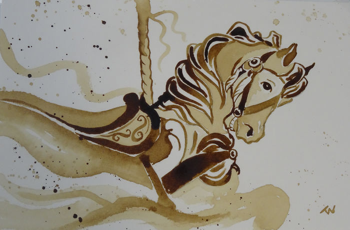 Painting With 100% Real Coffee
