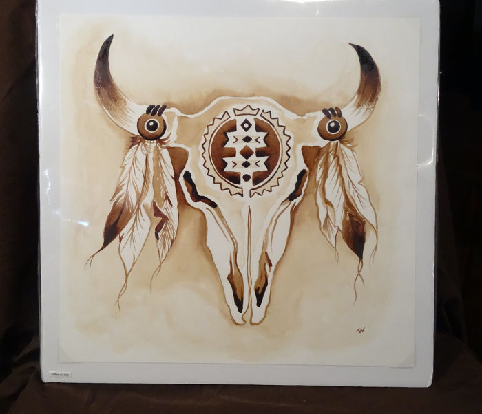 Painting With 100% Real Coffee