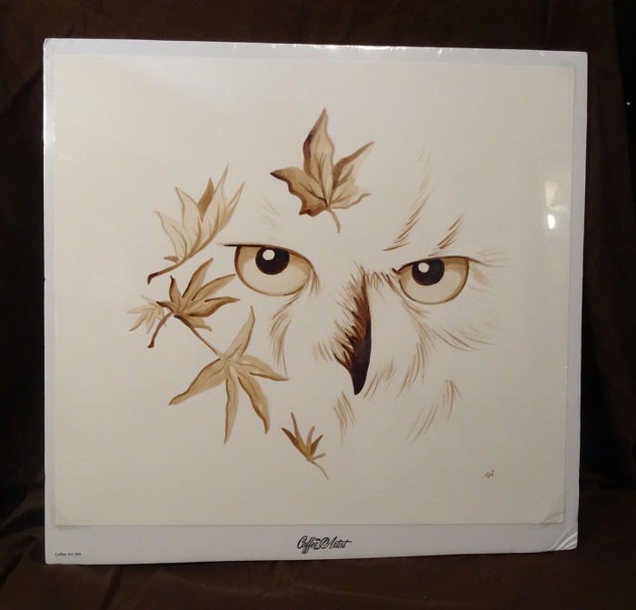 Painting With 100% Real Coffee