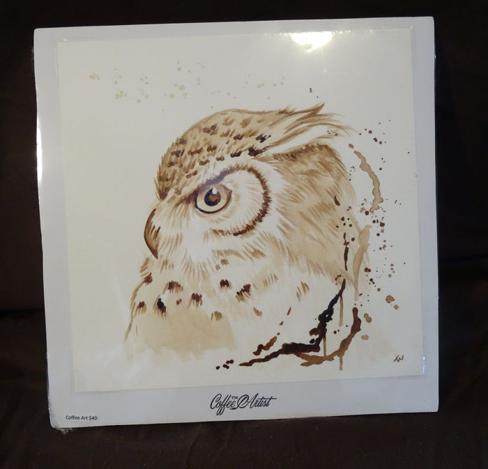 Painting With 100% Real Coffee