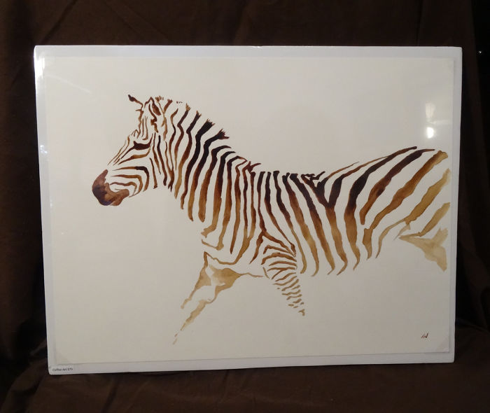 Painting With 100% Real Coffee