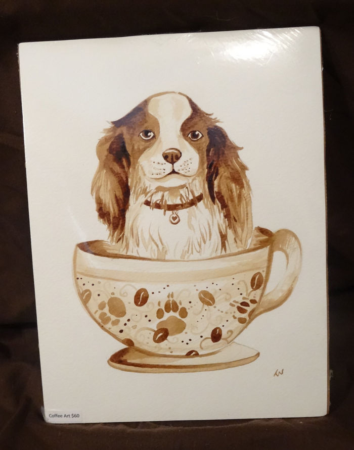 Painting With 100% Real Coffee