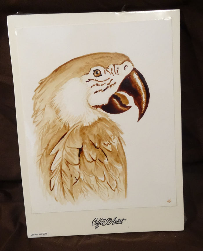 Painting With 100% Real Coffee