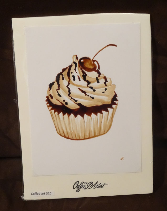 Painting With 100% Real Coffee