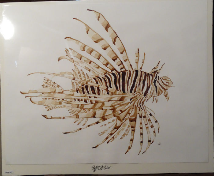 Painting With 100% Real Coffee