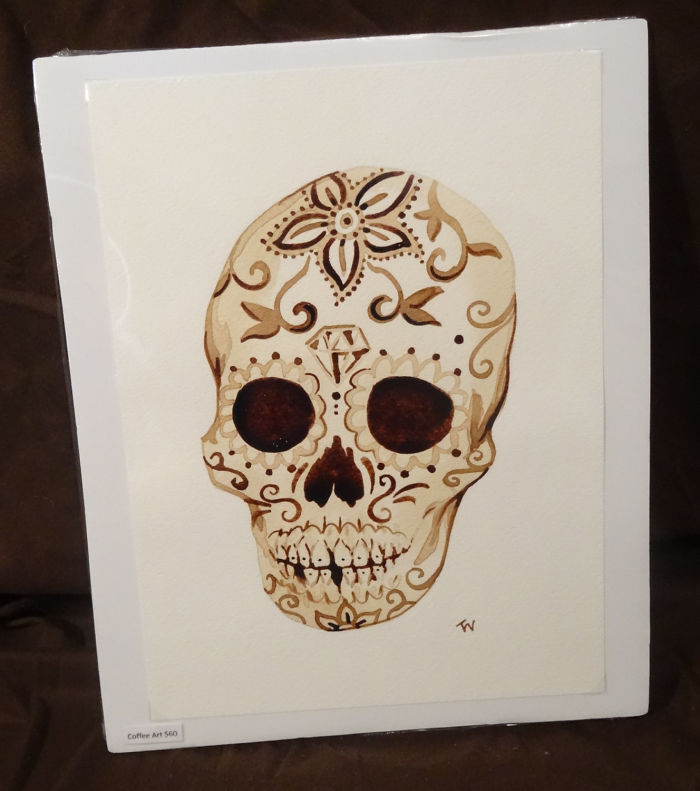 Painting With 100% Real Coffee