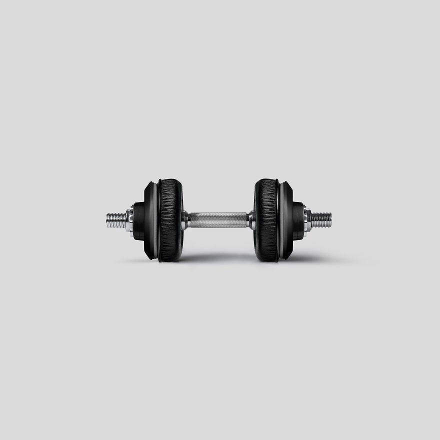 Dumbbell + Headphones