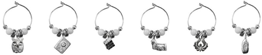 Quintil Luxury Wine Charms--It's Time To Dress Your Glass! Quintil Luxury Wine Charms--It's Time To Dress Your Glass!