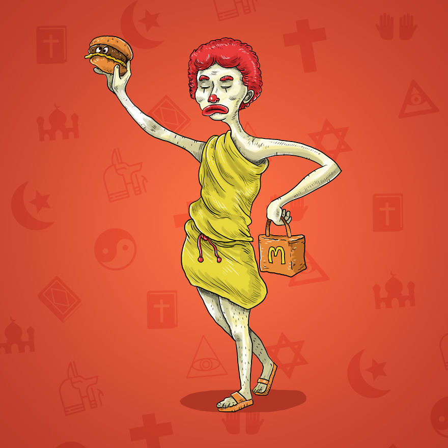 I Imagined Famous Characters As Gods I Imagined Famous Characters As Gods