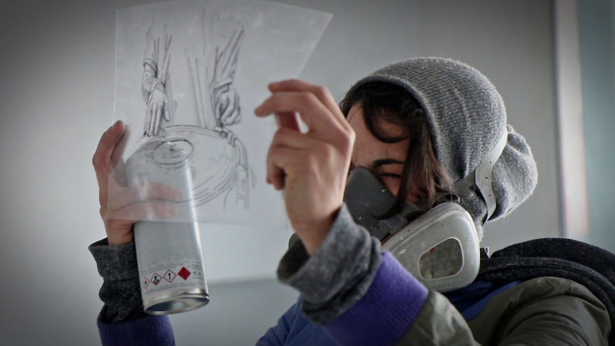 Street Art And Music Collide With Animation That Brings Painted Mural To Life