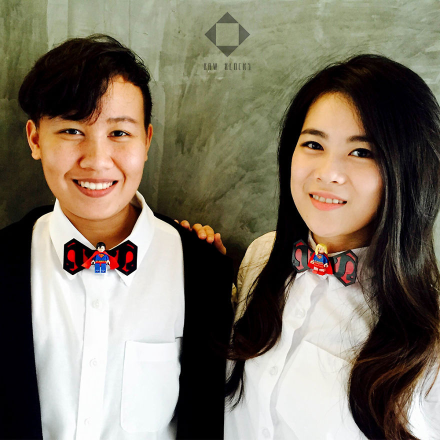 We Made These Bow Ties Out Of Toys