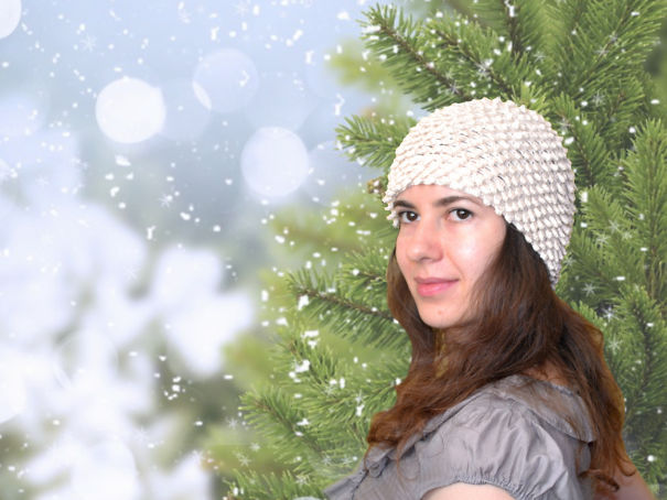 "bohemian Chrysanthemum" Beanie