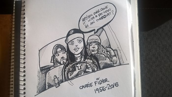 Jay And Silent Bob And Carrie Fisher Strike Back By Rob Henry