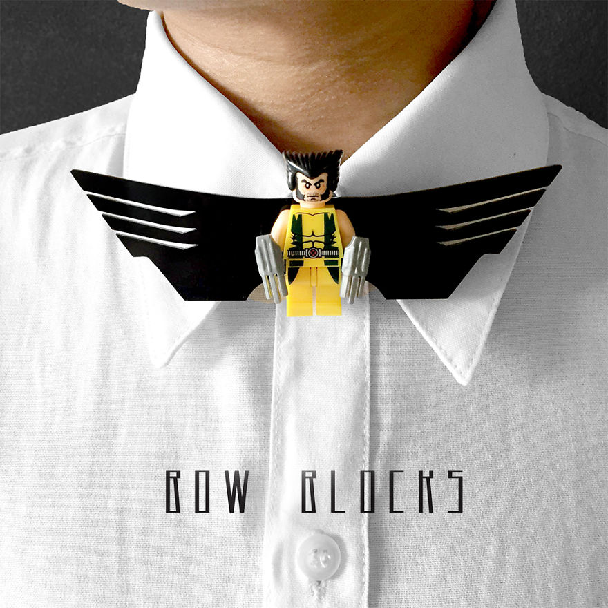 We Made These Bow Ties Out Of Toys