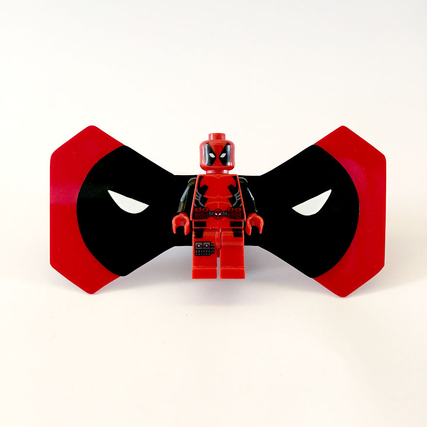 We Made These Bow Ties Out Of Toys