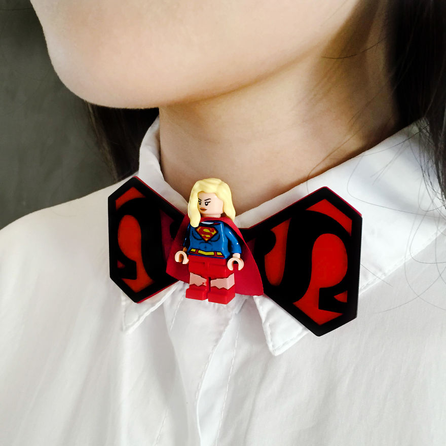 We Made These Bow Ties Out Of Toys