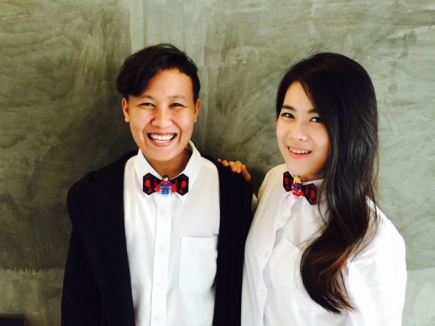 We Made These Bow Ties Out Of Toys