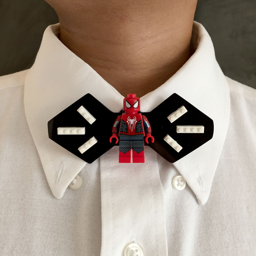 We Made These Bow Ties Out Of Toys