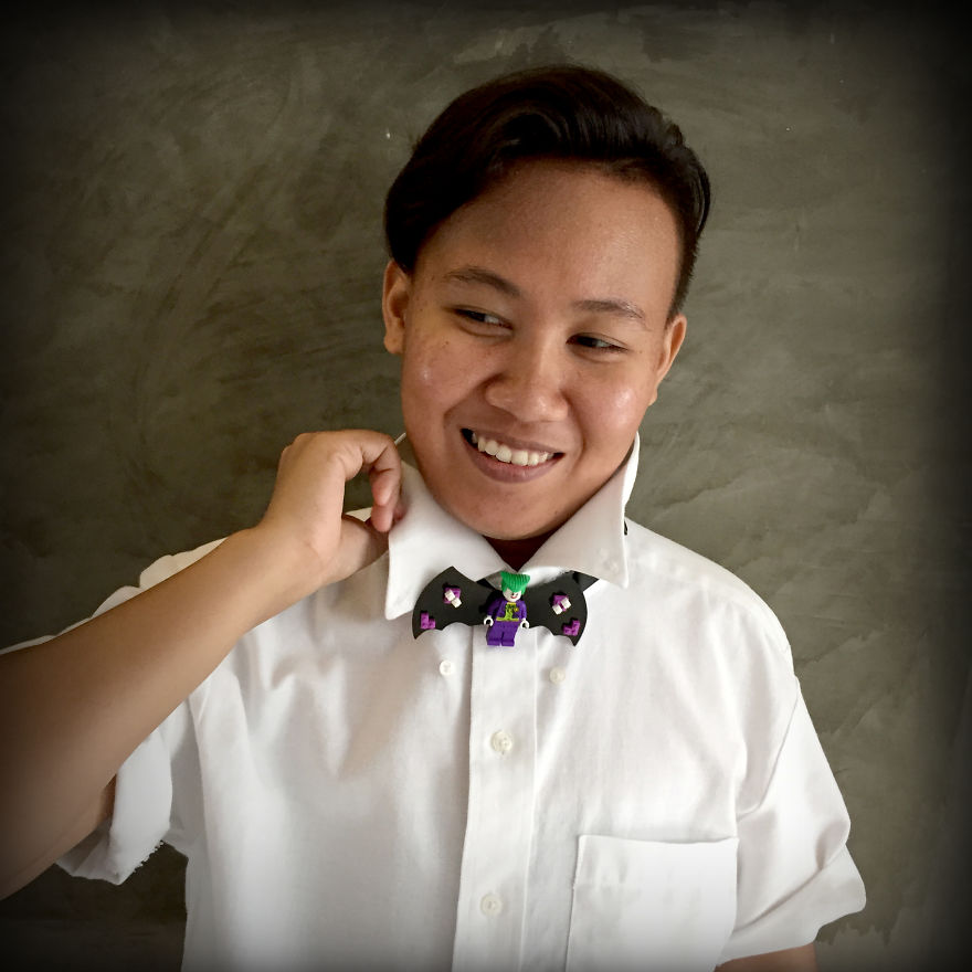 We Made These Bow Ties Out Of Toys