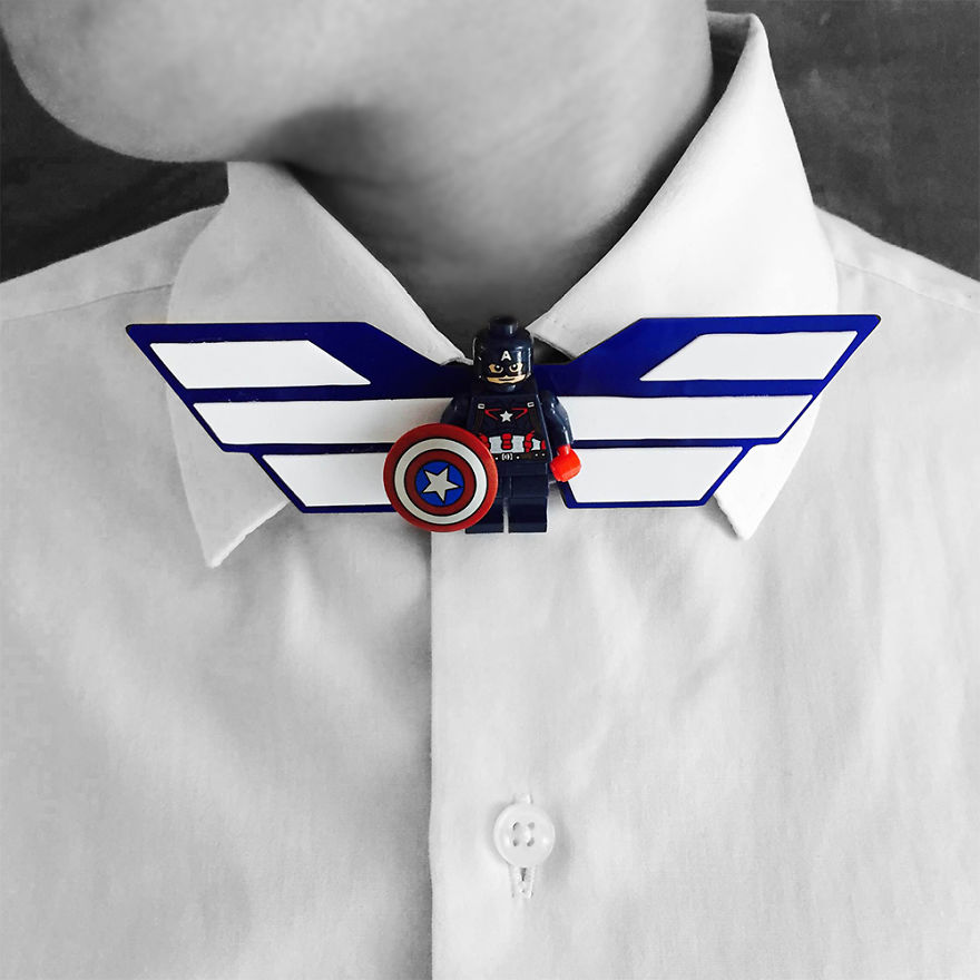 We Made These Bow Ties Out Of Toys