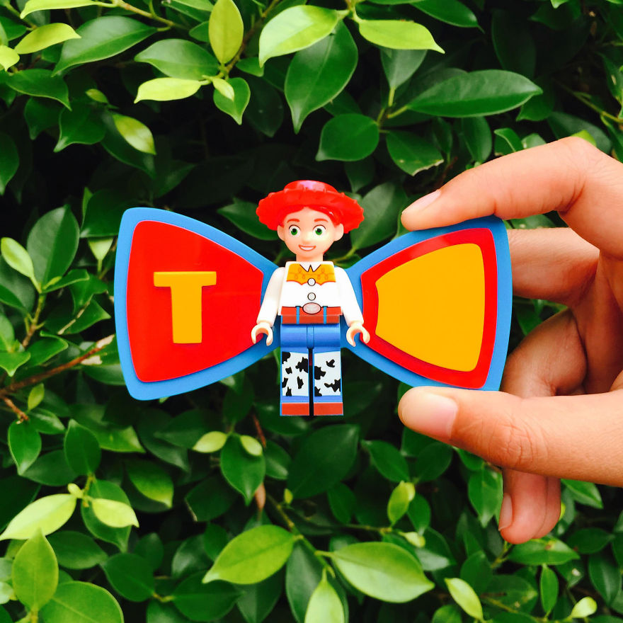 We Made These Bow Ties Out Of Toys