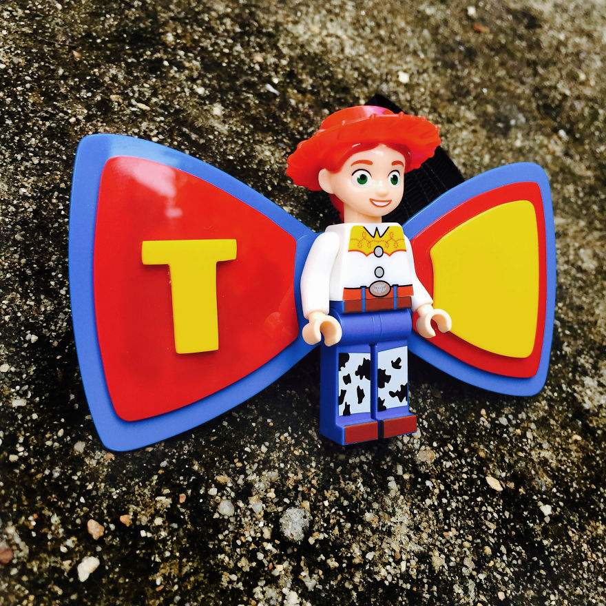 We Made These Bow Ties Out Of Toys