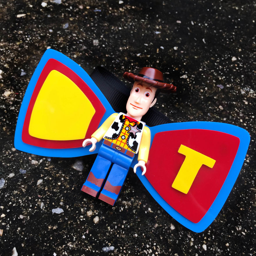 We Made These Bow Ties Out Of Toys