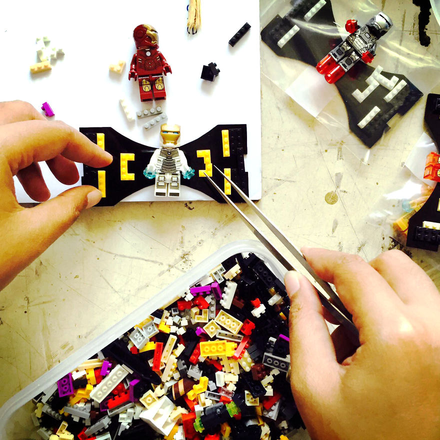 We Made These Bow Ties Out Of Toys