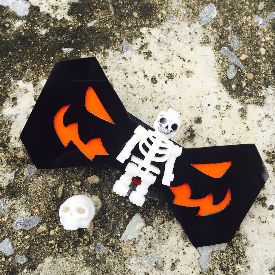 We Made These Bow Ties Out Of Toys