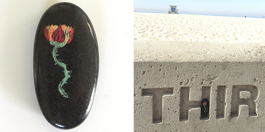 Left At Hermosa Beach In California