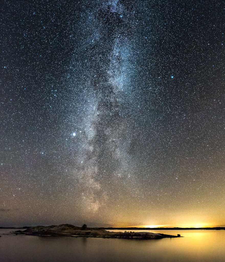 I Photographed The Milky Way Rising Over Finland And Greece. I Photographed The Milky Way Rising Over Finland And Greece.