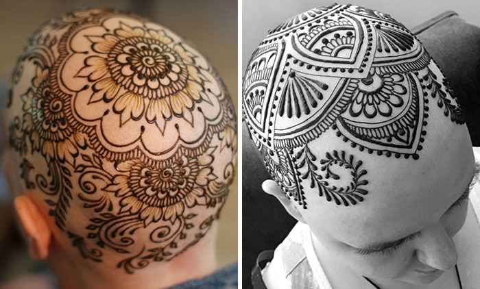 Artist Who Lost Her Stepfather To Cancer Is Now Making Free Henna Crowns For Cancer Patients