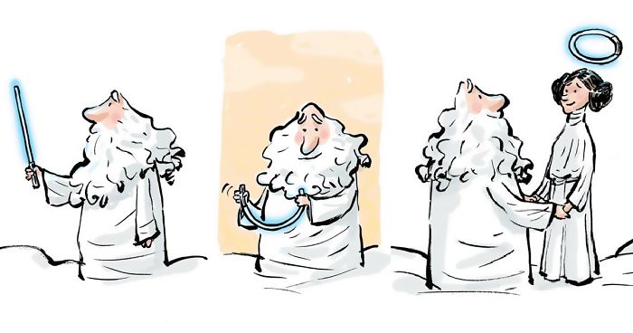 290 Touching Tributes To Late Carrie Fisher By Artists Around The World