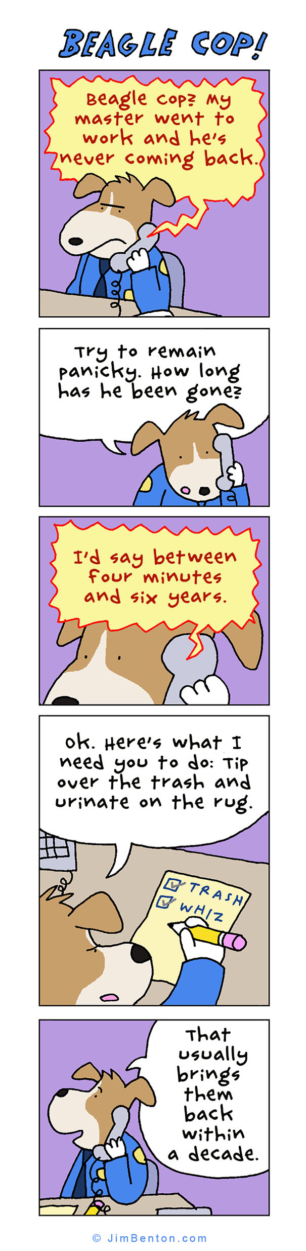 I Draw The Bone-Chewing Adventures Of A Law Enforcement Agent Who Is A Beagle.