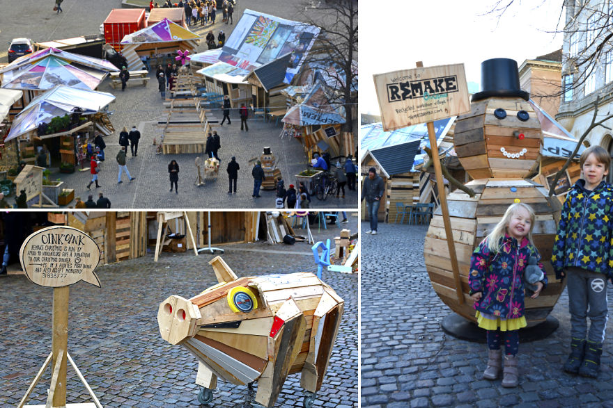 This Christmas Market Is Made Of Trash This Christmas Market Is Made Of Trash
