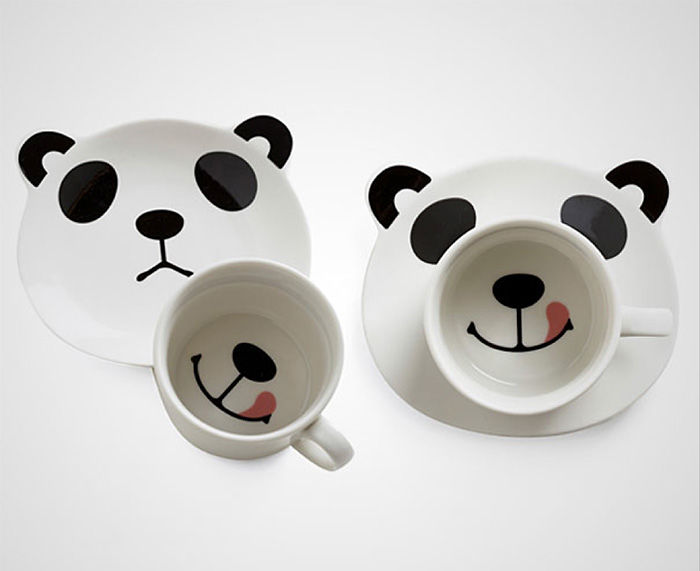 Panda Smile On Your Face Mug Set