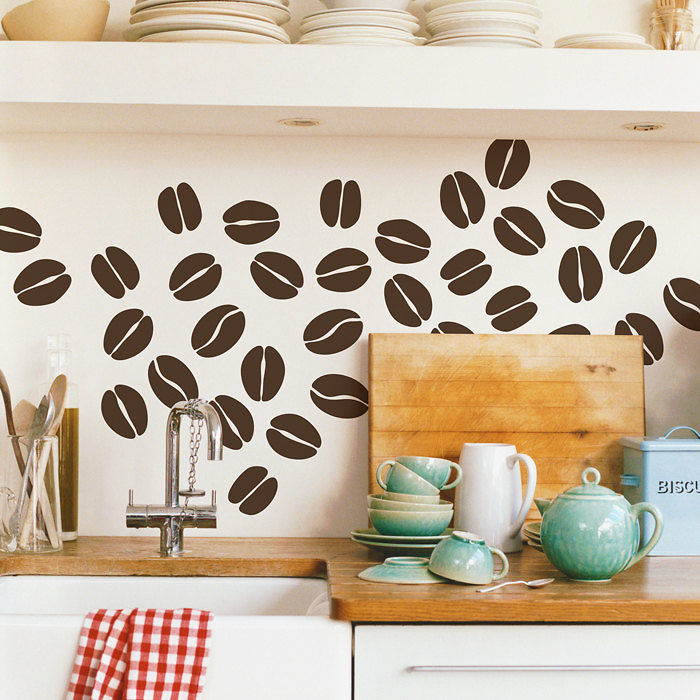 Coffee Bean Wall Decal