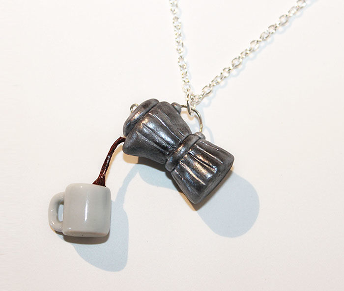 Espresso Coffee Necklace