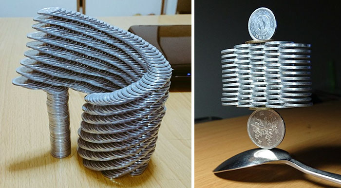 This Japanese Guy’s Coin Stacking Skills Almost Defy Gravity