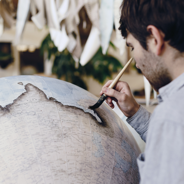 We Hand-Craft World Globes The Same Way They Were Made Hundreds Of Years Ago