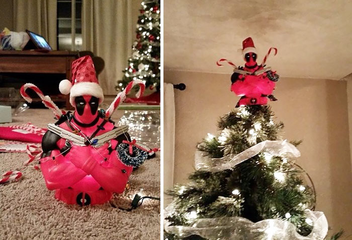 Deadpool Christmas Topper