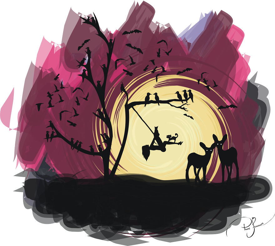 I Create Digital Paintings To Free My Mind