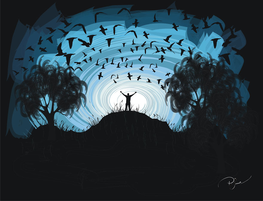 I Create Digital Paintings To Free My Mind