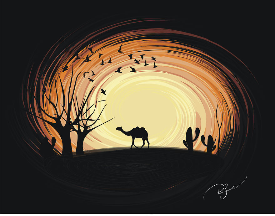 I Create Digital Paintings To Free My Mind